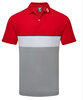Golfpolo Heren Footjoy Colour Theory Rood Wit Blauw