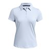 Under Armour Playoff Dames Polo Lichtblauw