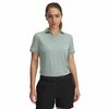 Under Armour Drive Dames Rib Polo Silica Groen