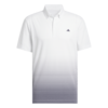 Adidas Heren Golfpolo Go To Rise Print Wit