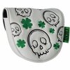 Legend Putter Mallet Headcover Lucky Wit Groen