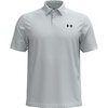 Under Armour T2G Printed-Polo Wit Halo Grijs