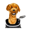 Daphne Headcover Driver Golden Retriever