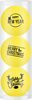 Golfballen Gift Set Merry Christmas-Happy Newyear Geel