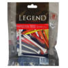 Legend Gekleurde Tees 70 mm 30 stuks