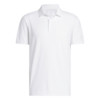 Adidas Ultimate Mesh Printed Heren Golfpolo Wit Blauw