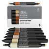 Winsor &amp; Newton Promarker Earth Tones 6-Pack