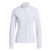 Adidas Dames W Textured Golfvest Lichtblauw