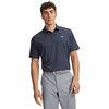 Under Armour T2G Printed Polo Midnight Navy Heren