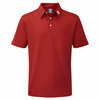 Footjoy Stretch Pique Solid Polo Rood