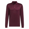 Adidas Langemouw Golfpolo Heren Bordeaux