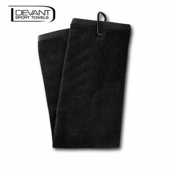 Devant Velour Handdoek Black