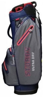 Fastfold Sturdy Ultra Dry Cartbag Navy Red Charcoal