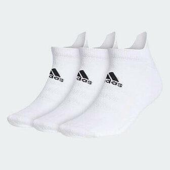 Adidas 3 Pair Golf Socks Short White 40-42