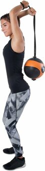 Pure2improve Medicine Ball With Rope 4KG