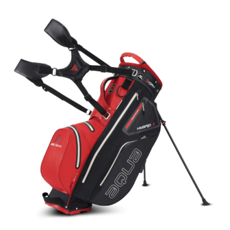 Big Max  Aqua Hybrid 3 Stand Bag Red Black