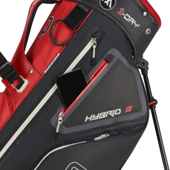 Big Max  Aqua Hybrid 3 Stand Bag Red Black