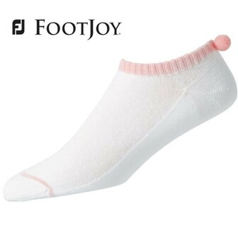 Footjoy Ladies Golf socks Pompom Pink