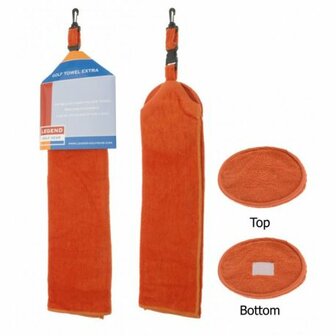 Golf Handdoek Extra Oranje