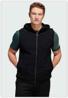 Adidas Hoodie Vest - bodywarmer zwart