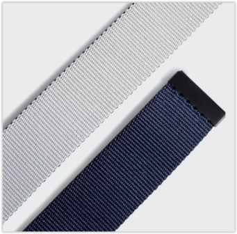 Adidas Reversible Webbing Belt Navy Gray