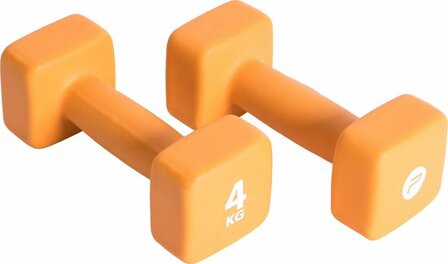 Pure2Improve Neopreen Dumbell Set 4 kg