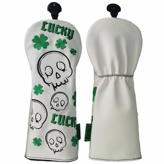 Legend Fairwaywood Headcover Lucky Wit Groen