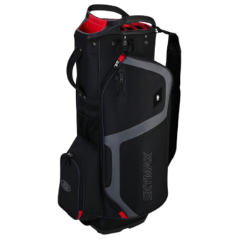Skymax Cartbag Zwart/Rood/Grijs 2025