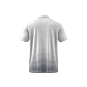 Adidas Heren Golfpolo Go To Rise Print Wit