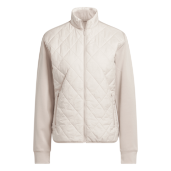 Adidas W Ultimate Quilted Dames Golfjas Beige
