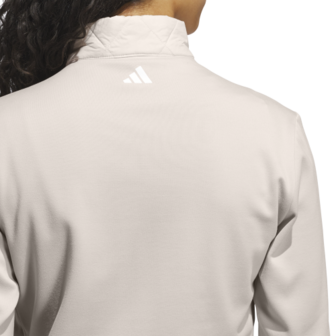 Adidas W Ultimate Quilted Dames Golfjas Beige