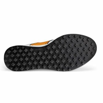 Ecco M Golf S-Casual Heren Golfschoenen Wit Geel Zwart