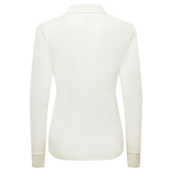 Footjoy ThermoSeries  Langemouw Golfpolo Off White