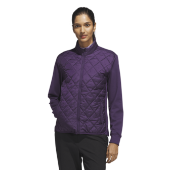 Adidas W Ultimate Quilted Dames Golfjas Aurplu