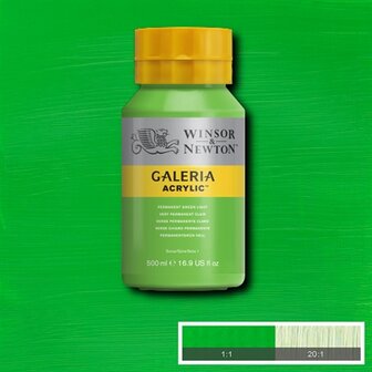 Galeria 483 Acrylverf Permanent Green Light 500ml
