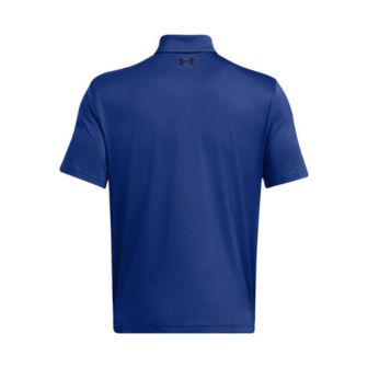 Under Armour T2G Heren Golfpolo Photon Blue Navy