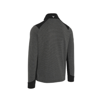 Callaway Soft Touch Blocked 1/4 Zip Pullover Donkergrijs Heren