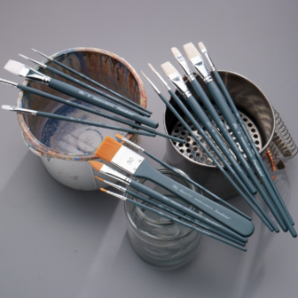 Winsor&amp;Newton Foundation penselenset voor acrylverf 6-pack