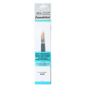 Winsor &amp; Newton Foundation Penselenset &ndash; Rond 2, 4 &amp; 6