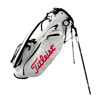 Titleist Players 4 Plus Stadry Standbag Wei&szlig; Rot