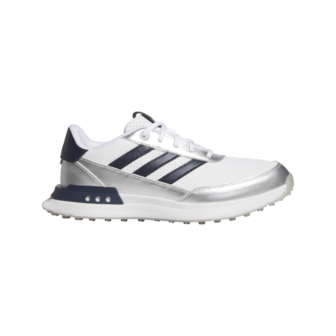 Adidas S2G SL Leather 25 Dames Golfschoenen Wit Navy Zilver