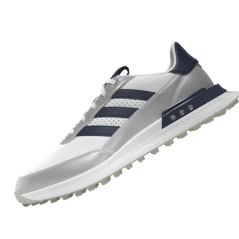 Adidas S2G SL Leather 25 Dames Golfschoenen Wit Navy Zilver