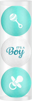 Golfballen Gift Set It's a Boy 3 Ballen