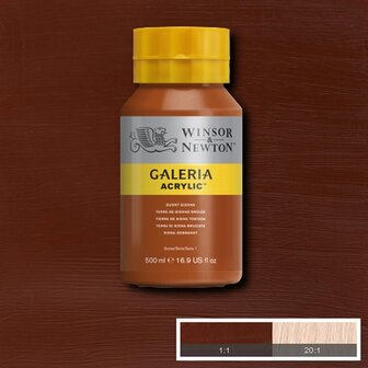 Galeria 074 Acrylverf Burnt Sienna 500ml