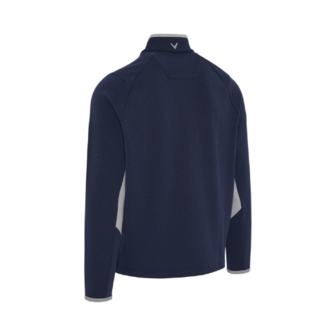 Callaway Blocked LS 1/4 Zip Pullover Peacoat Heren