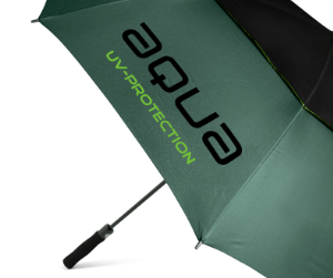Big Max Aqua UV Golf Paraplu Forest Green Zwart Lime