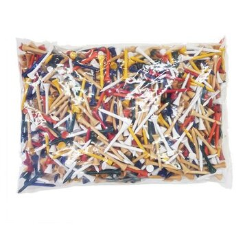 Masters Mixed Bamboo Tees 70 mm 1000 Stuks