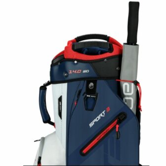 Big Max Dri Lite Sport 3 Cartbag Navy Wit Rood