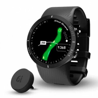 Shot Scope Premium GPS Golf Golfhorloge V5 Zwart Incl. 16 Tracking Tags