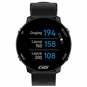 Shot Scope GPS Golf Golfhorloge G6 Incl. 2 Bandjes